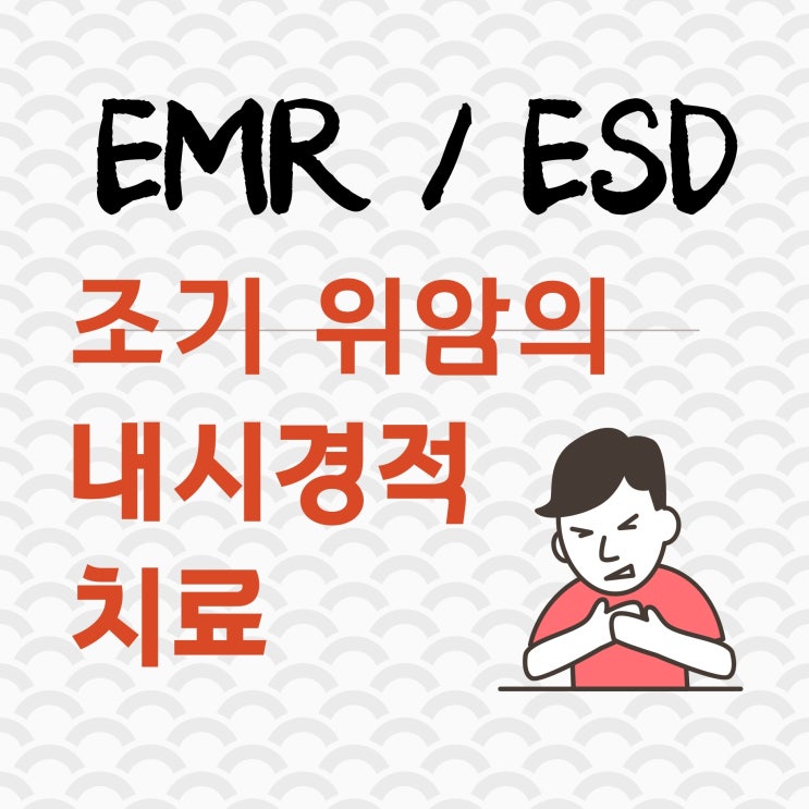 EMR ESD 암의 내시경적 치료 쉽게 간호사가 정리