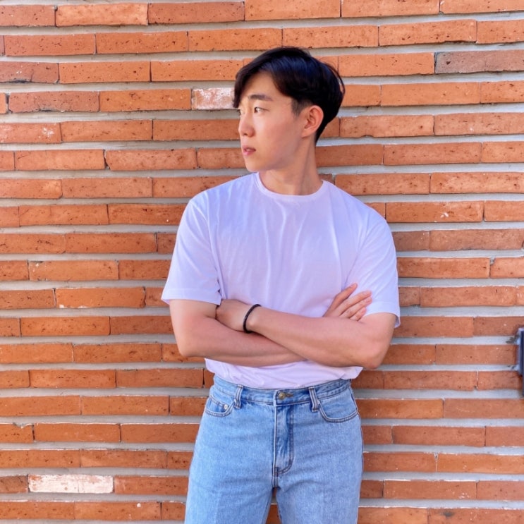  남자 여름 실켓 반팔티 반팔 티셔츠 코디 추천