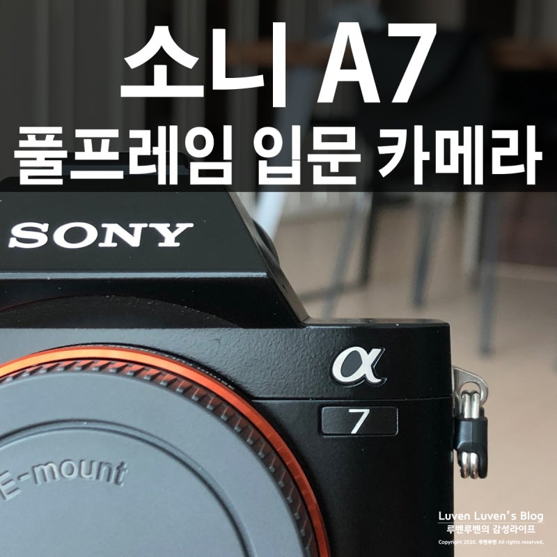 소니 풀프레임 미러리스 카메라 A7(1세대): 풀프레임에 입문하다.