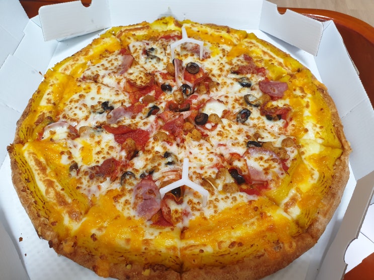  파파존스 슈퍼파파스 후기 삼송 피자 맛집 파파존스 #내돈내먹
