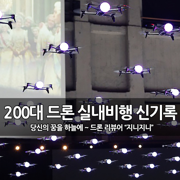 200개 드론 동시 실내 군집 비행 세계기록 수립 200개 드론 동시 실내 군집 비행 세계기록 수립