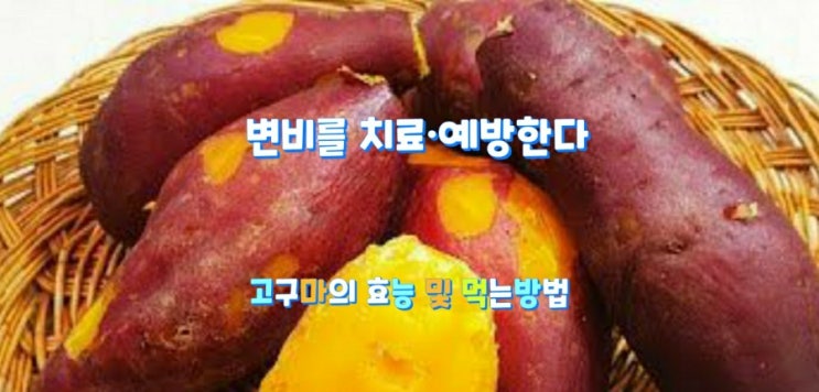 고구마의 효능 및 먹는방법