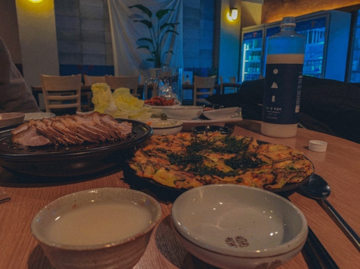  대전 송촌동 인스타 감성 수제 막걸리 국물닭발 보쌈 새우전 바지락술찜 맛집 송화양조장