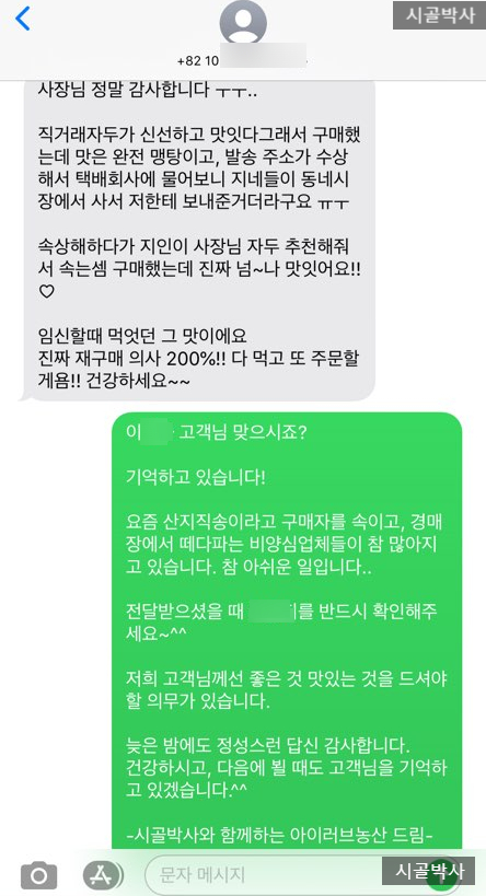  햇자두 직거래, "하.. 저 사기 당했어요.. <신종 수법>"