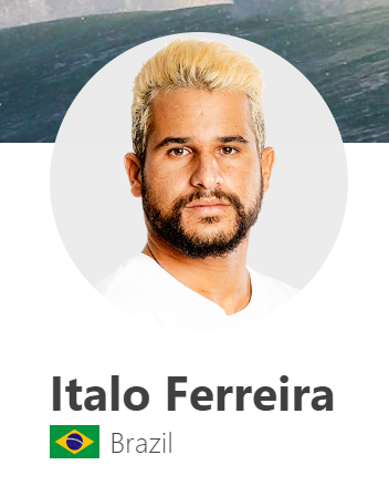  WSL 서핑 선수 - Italo Ferreira 이탈로 페레이라