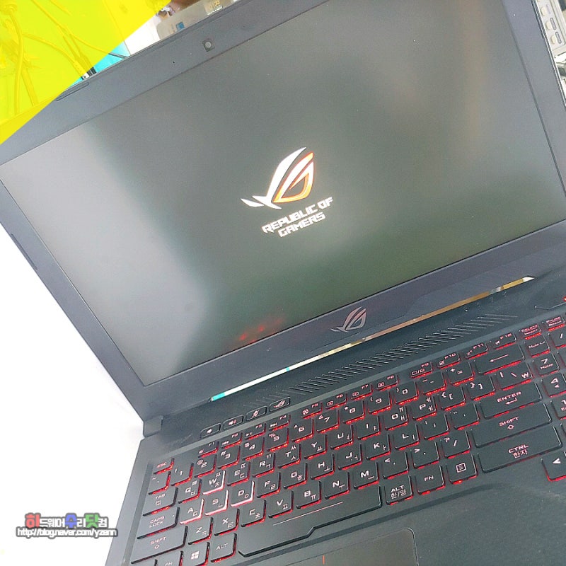 ASUS 노트북 수리. 전원 불량 ASUS GL503VM 수리