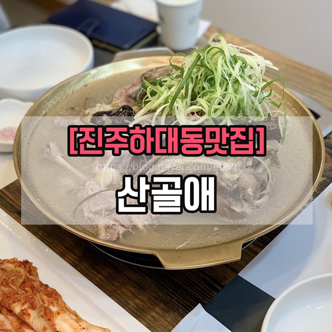  [진주 하대동 밥집] 진주산골애