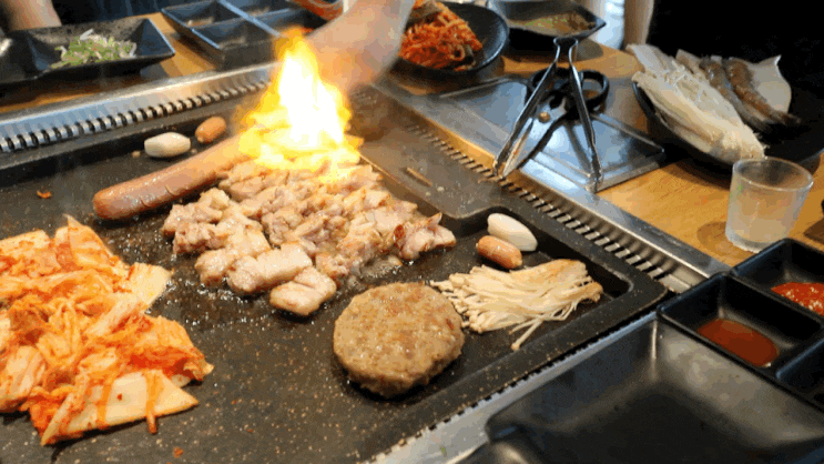  육꼬집 송도본점 송도고기맛집 꽃삼겹살 존맛탱