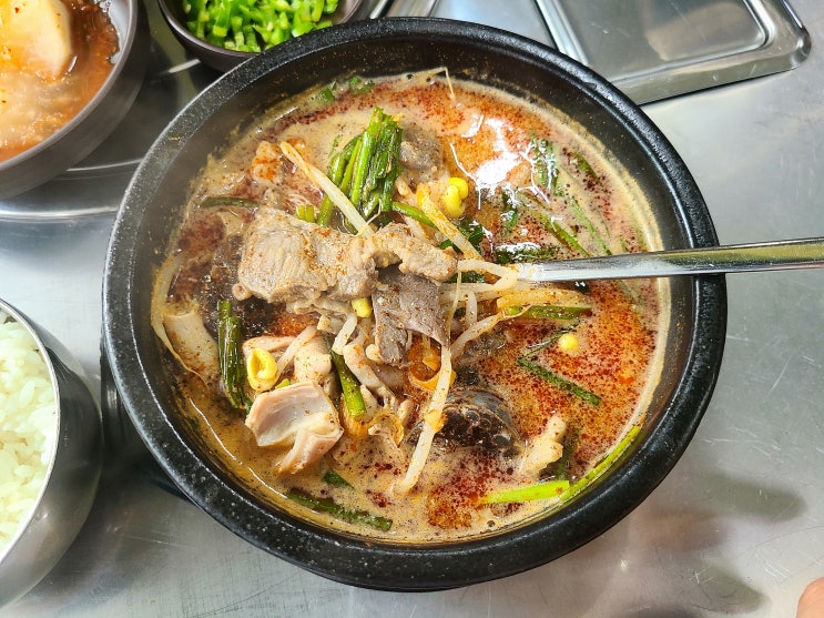  서울 잠원동/논현역 '정남순서울곱창' 모듬국밥