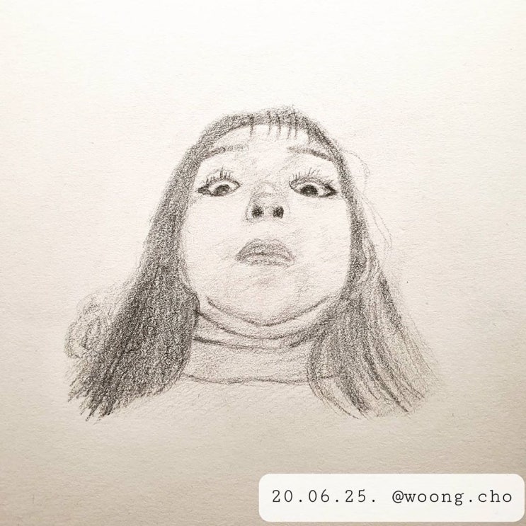  2020.06.25. 바보 표정 그리기