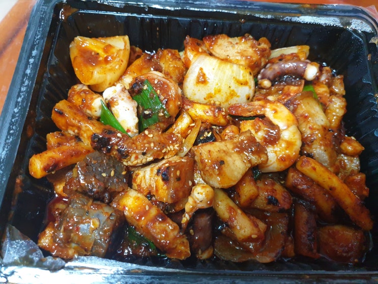  삼송 맛집 연남오낙새(오겹살 +  낙지 + 새우) 순대볶음 추가 배달후기 #내돈내먹