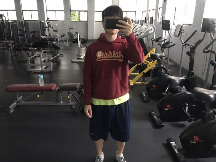  월요일 공복 아침 운동 헬스 어깨 삼두 루틴