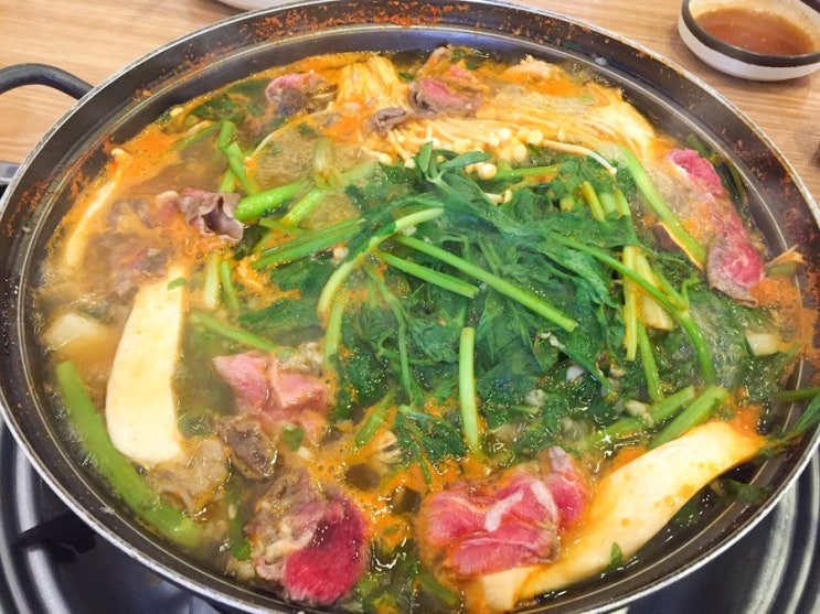  부평시장역 맛집 뽕빨샤브버섯칼국수 / 부평샤브샤브 가성비 맛집이라구~