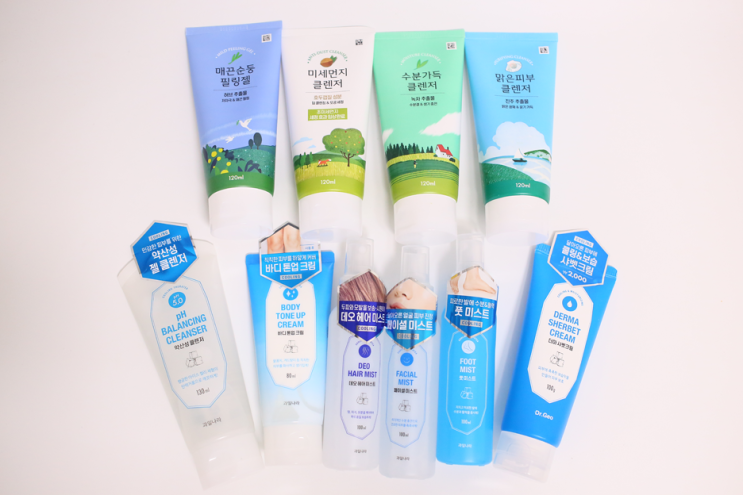  다이소 신상 스킨케어! 필링젤, 클렌저, 미스트, 샤벳크림, 톤업크림