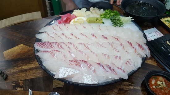 별내동에 있는 항구 별내항의 참돔 별내동에 있는 항구 별내항의 참돔