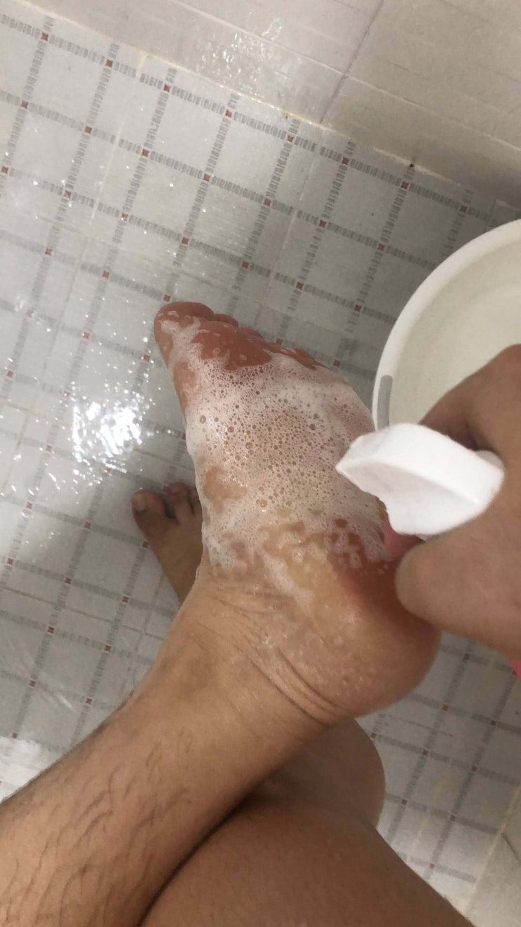  [풋샴푸추천] 발냄새 극복 발세정제 후르디아 마이 오차드 피치 풋샴푸