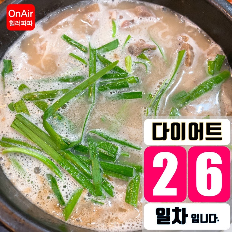 국밥 데이 - 26일차 다이어트식단 국밥 데이 - 26일차 다이어트식단