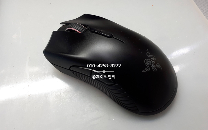  [일산마우스수리] [레이저] 맘바(Mamba) Wireless  더블 클릭으로  마우스수리