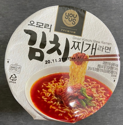  [GS25] 오모리 김치찌개라면, 진하고 맛있네요!!