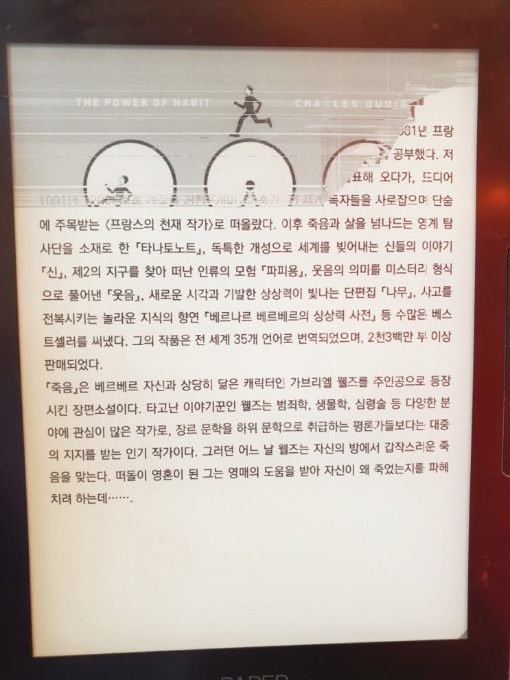  리디페이퍼 프로와 작별 : 액정 파손으로 사망