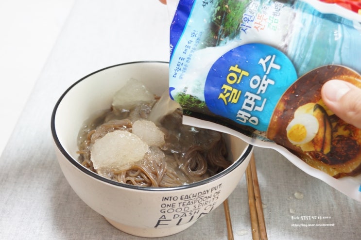  설악칡냉면 택배로 간편하게! w. 안테나푸드