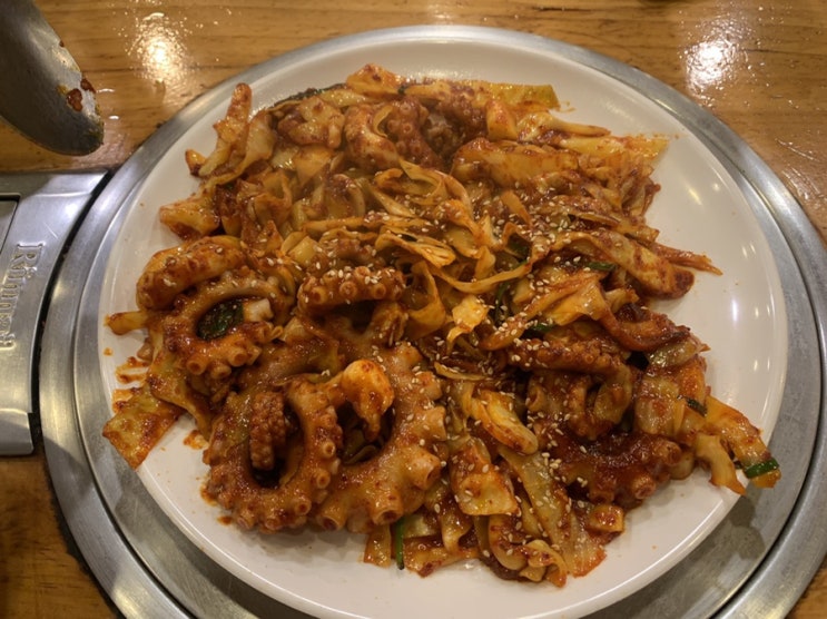  매콤한맛이 땡길때 - 천호역 신소녀의 낙지세상