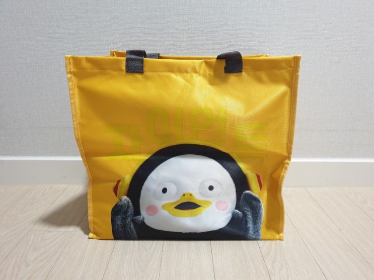  동탄 이마트에서 수박사고 펭수 장바구니 받았어요