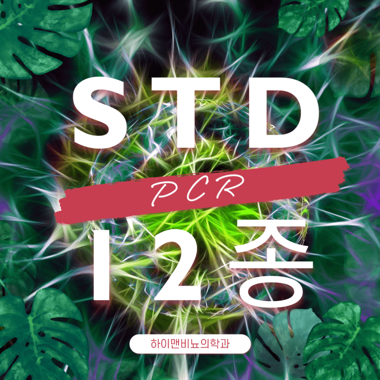 STD 12종 PCR검사로 감염여부 확인하기
