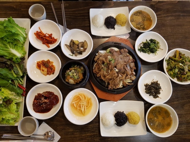  [남양주 맛집] 직화 불고기 쌈밥 맛집 '목향원'(feat. 능내역 폐역, 언덕 카페)