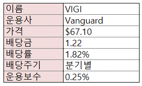  선진국, 이머징 마켓(신흥국) 배당주에 투자하는 ETF - VIGI