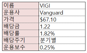 선진국, 이머징 마켓(신흥국) 배당주에 투자하는 ETF - VIGI