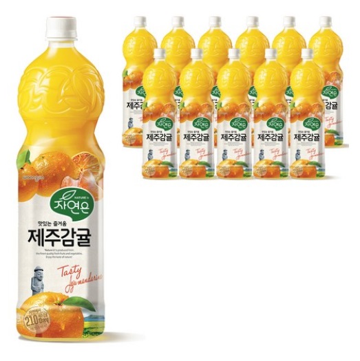  오렌지대신 제주감귤주스 12통에 12,950원?