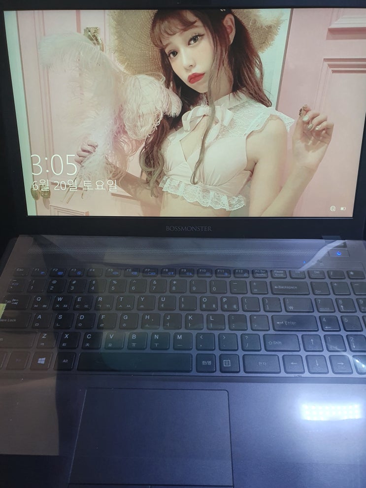  <노트북과컴퓨터>부산 한성 노트북 XH57 액정 수리 당일 교체