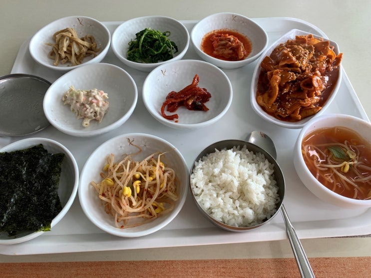  오정동 한남대 밥집 하늘정원