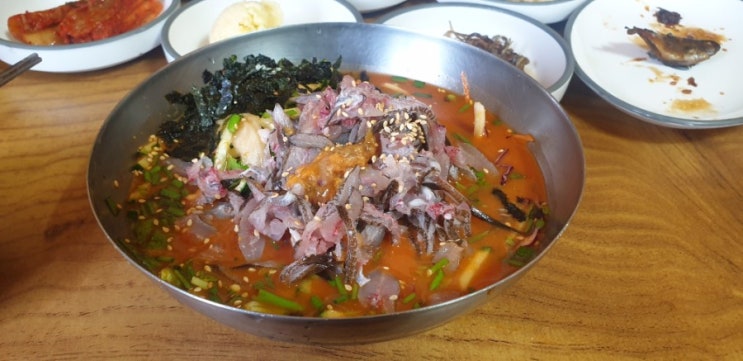 제주 산방산 근처 맛집 덕성식당 자리물회/ 한치 물회 무덥고 습한 날 최고