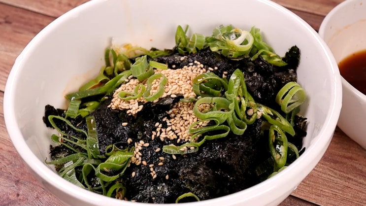  고소한 김라면 만들기 :: 비빔라면
