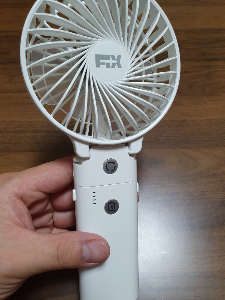  땀, 습기가 짜증 난다면? 완벽!  픽스 쿨 휴대용 선풍기 (7일 실 사용기)