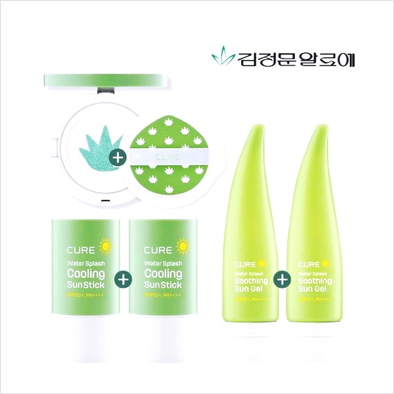  [로에 큐어 플러스] [썬 특별구성][김정문알로에] 썬스틱 23gx2 + 썬쿠션 본품 25, 상세 설명 참조 정한 이유~궁금