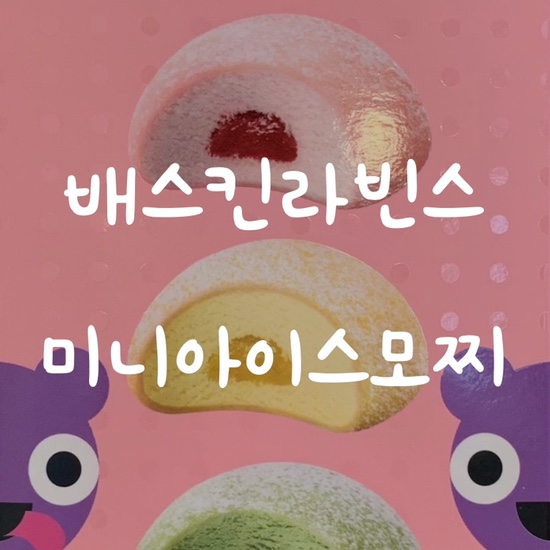  배스킨라빈스 배라 추천 미니아이스모찌 내돈내산 솔직후기