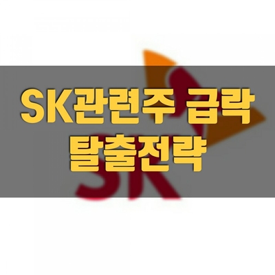  개인 빚투(빚내서투자) 1위 SK 하락SK바이오팜 오늘 흐름은?