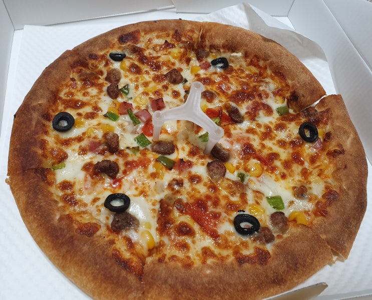 가성비 피자 '59쌀피자' 콤비네이션 포장후기