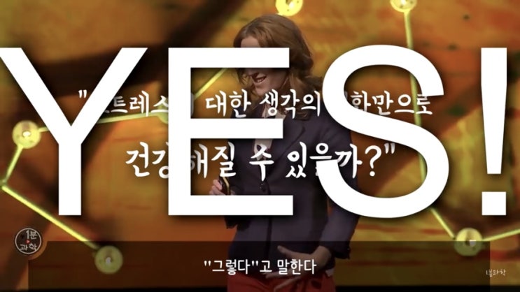  스트레스는 가짜다! 놀라운 반전! 안보면 손해 !