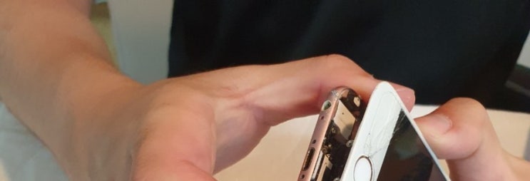  수명을 다한 아이폰 6s 빠염