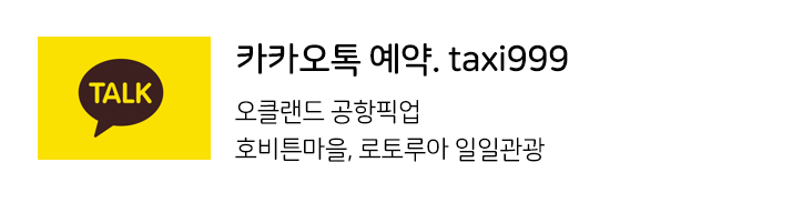  뉴질랜드 한인택시 오클랜드 한인택시투어 공항픽업 오클랜드 당일투어 카카오톡 taxi999 택시 예약중이에요~