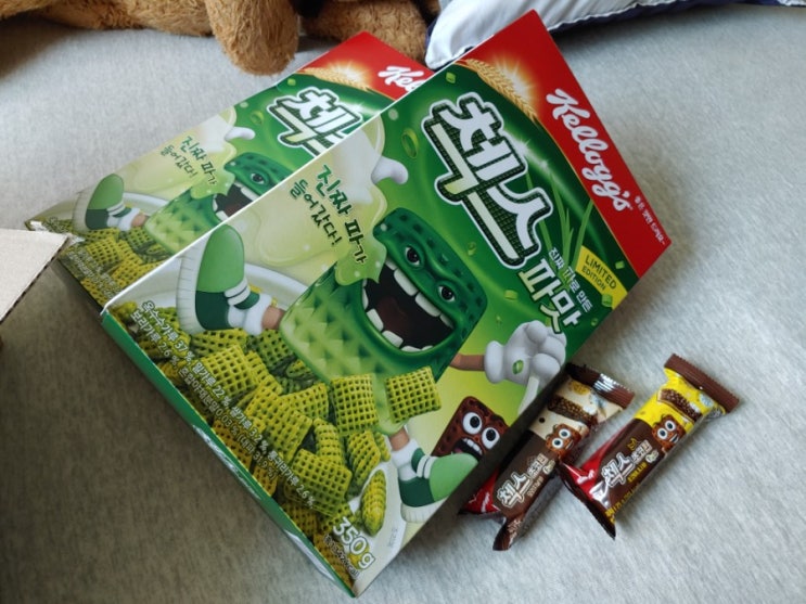  내가 나왔다! 진짜 파가 들어갔다! 켈로그 파맛 첵스 상세 개봉기 및 맛 평가
