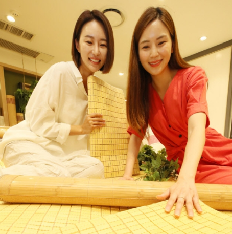  천연 나무 겉대 '대자리'로 여름을 시원하게