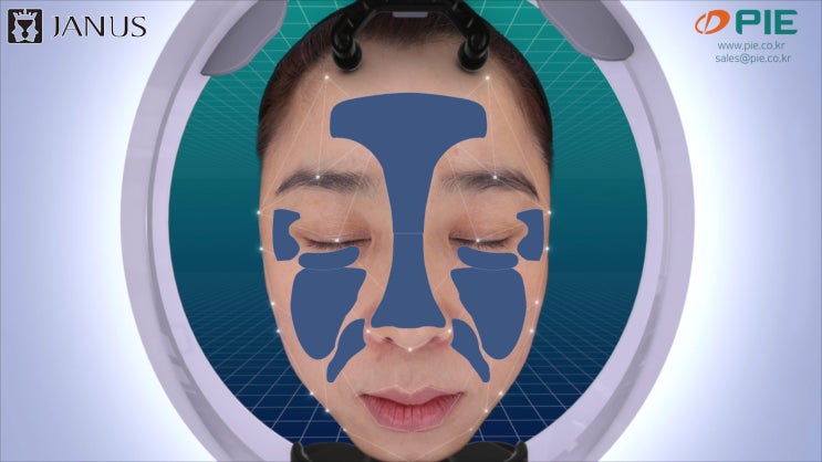  우수한 재현성의 야누스(JANUS) 안면피부분석기