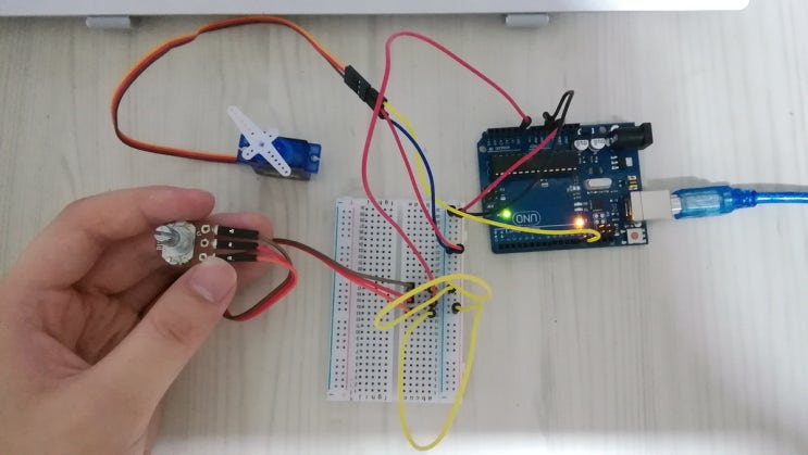  <아두이노> 서브모터 조작(servomotor control)