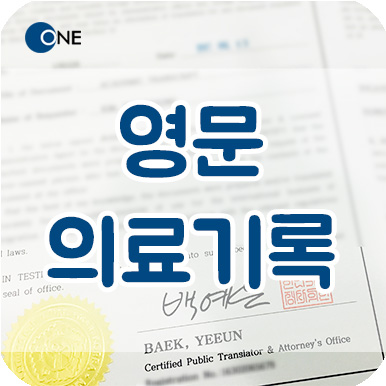  강남 교대 번역 공증/인증 _ 영문 진료기록, 의료기록_ 세종시 손님