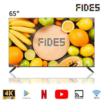  피데스 65형 4K UHD SMART TV FD20ST65UHD [벽걸이무상설치]